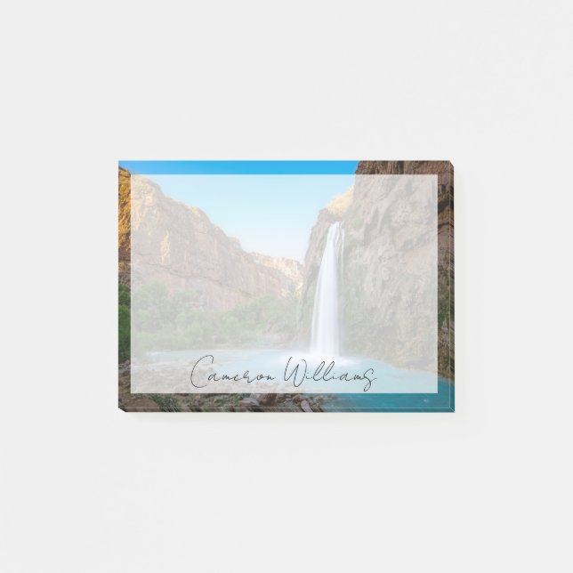 Post-it® Les cascades | Chutes Havasu au coucher du soleil (Devant)
