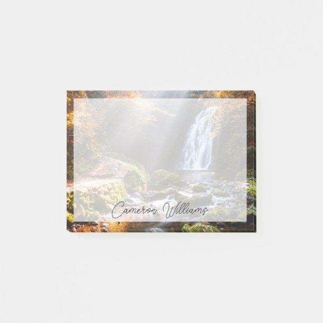 Post-it® Les cascades | Gleno, Irlande du Nord (Devant)