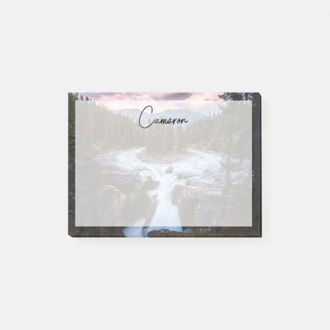 Post-it® Les cascades | Parc national Jasper, Canada (Devant)