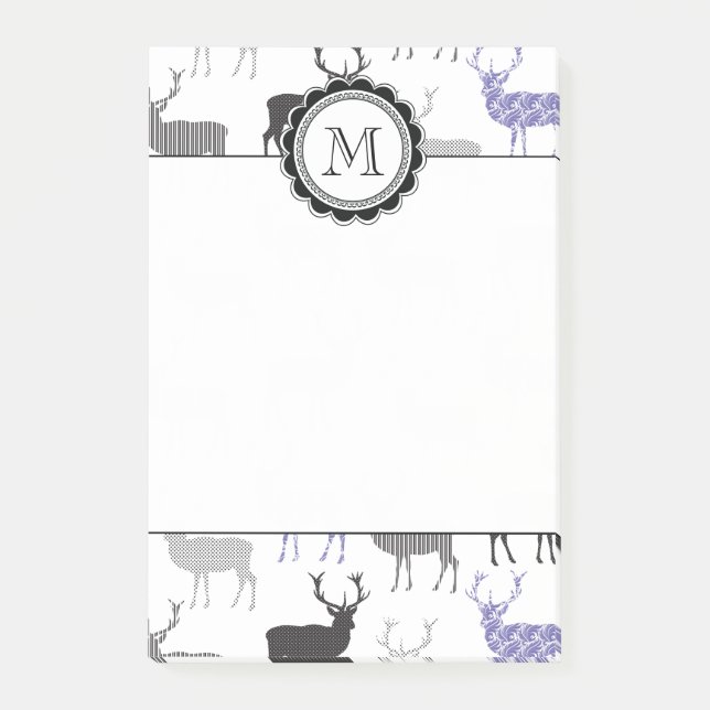 Post-it® Les cerfs communs de Noël (Devant)