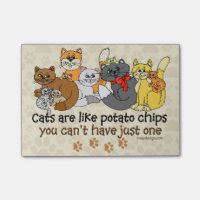 Les chats sont comme des pommes chips