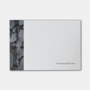 Post-it® Les chauves-souris dans le ciel nuageux foncé