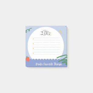 Post-it® Les choses préférées de papa Fête des pères person