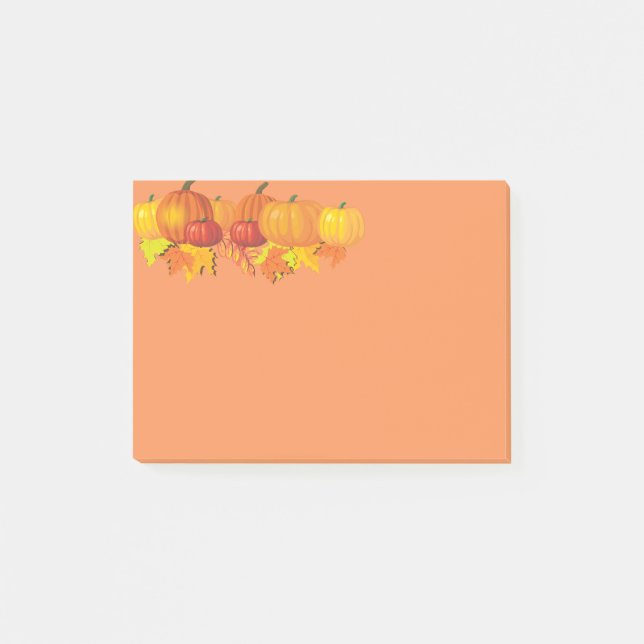 Post-it® Les citrouilles de la chute (Devant)