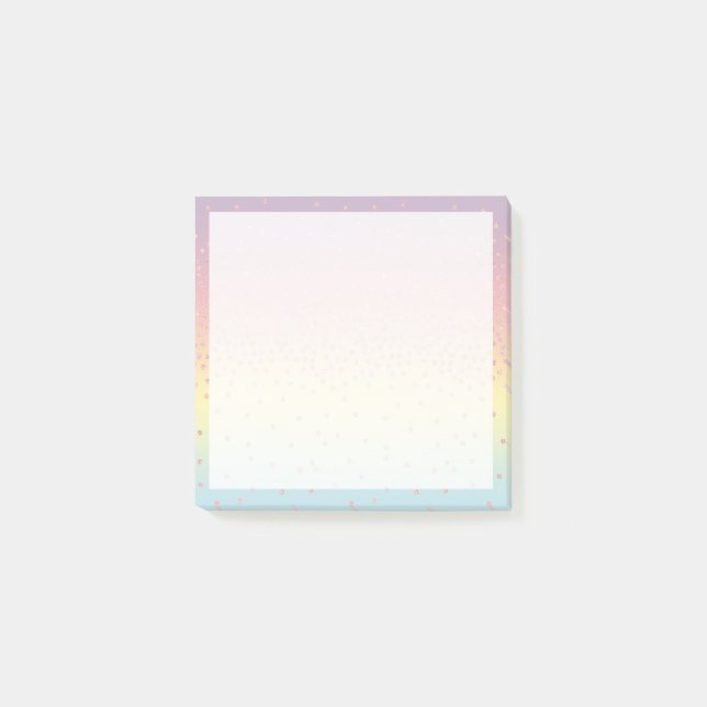 Post-it® Les confettis roses élégants de parties (Devant)