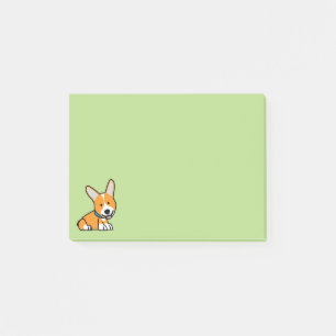 Post-it® Les Corgis de corgi poursuivent le Pembroke
