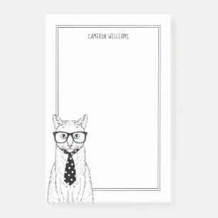 Post-it® Les couples   de chat ajoutent votre nom