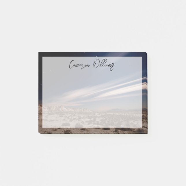 Post-it® Les déserts | Navarre Bardenas désert la nuit (Devant)