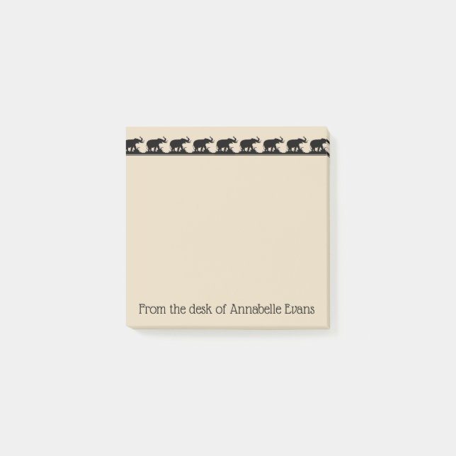 Post-it® Les éléphants en mouvement (Devant)