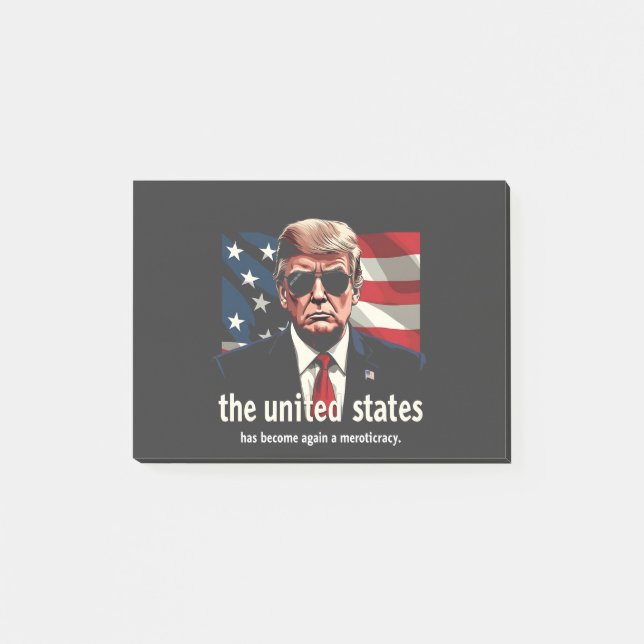Post-it® Les États-Unis sont redevenus une méritocratie (Devant)