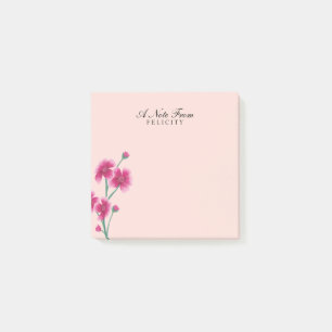 Post-it® Les fleurs de cerisier roses chics florales