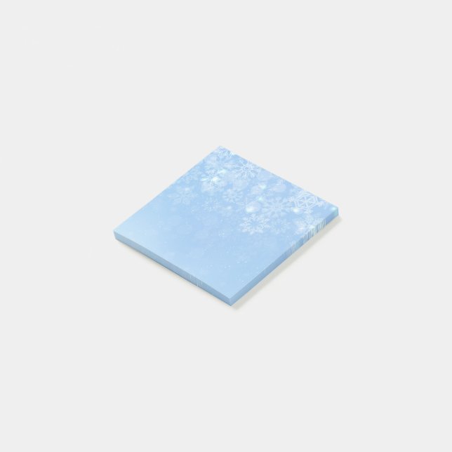 Post-it® Les flocons de neige de l'après-Noël (Incliné)