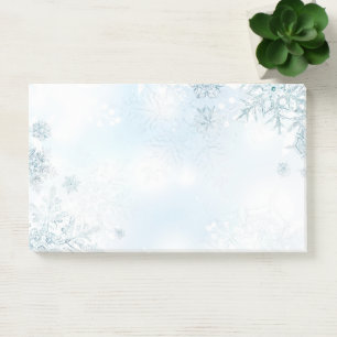 Post-it® Les flocons de neige de vacances Publier les notes
