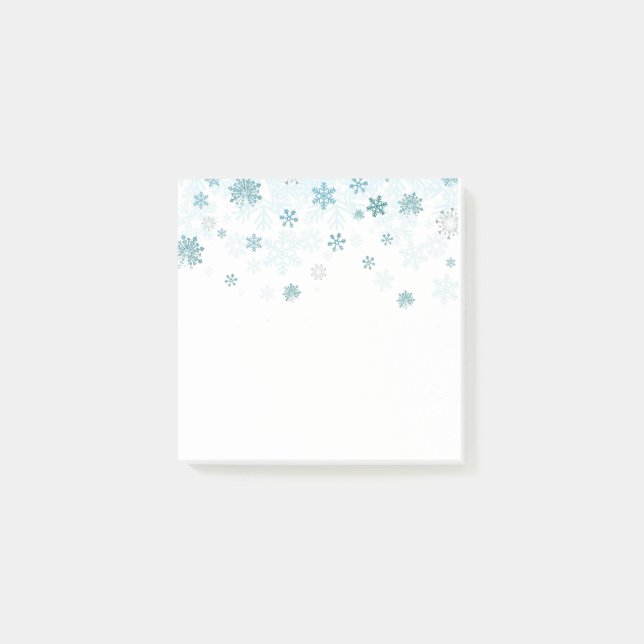 Post-it® Les flocons de neige de vacances Publier les notes (Devant)