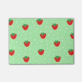 Post-it® Les fraises et le pois monnayent le vert