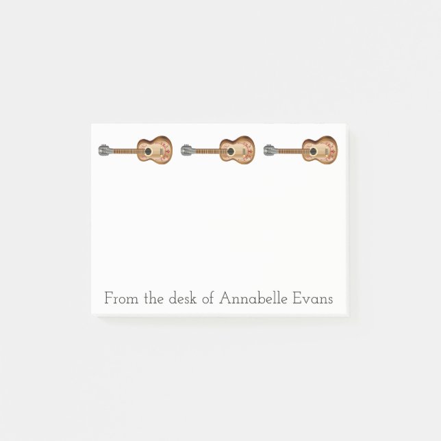 Post-it® Les guitares mexicaines acoustiques personnalisent (Devant)