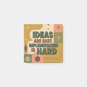 Post-it® Les idées sont faciles. La mise en œuvre est diffi