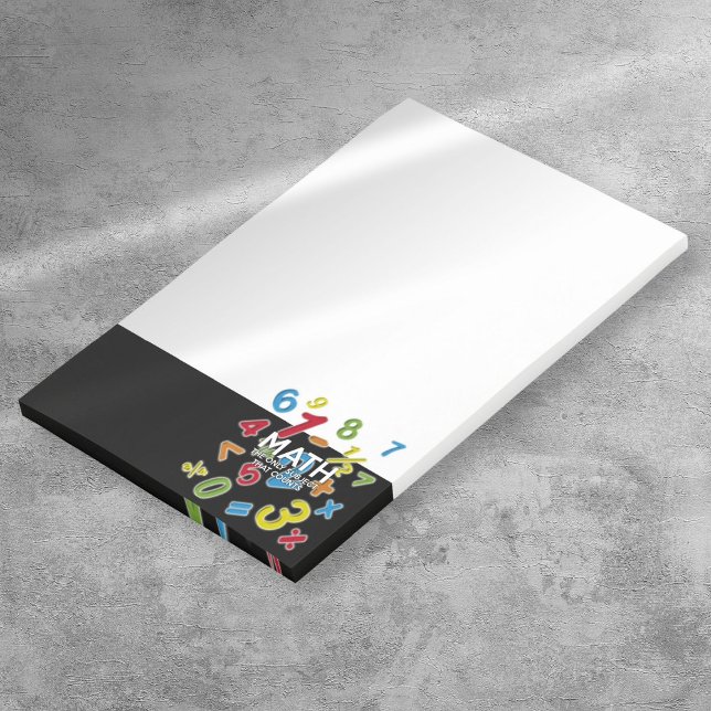 Post-it® Les Maths Le Seul Sujet Qui Compte Les Citations A (Math The Only Subject That Counts Fun Quote Post-it Notes)