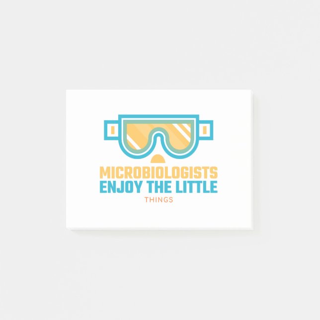 Post-it® Les Microbiologistes Apprécient Les Petites Choses (Devant)