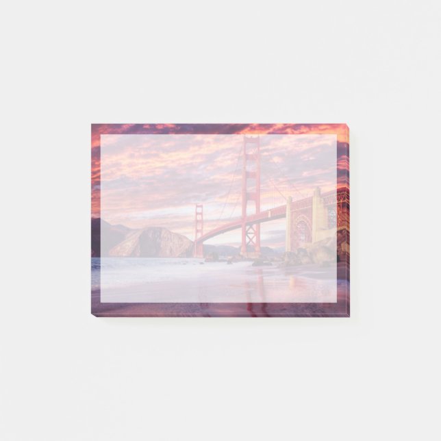 Post-it® Les monuments | The Golden Gate San Francisco, CA (Devant)