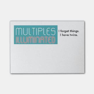 Post-it® Les multiples ont illuminé le bloc - notes de
