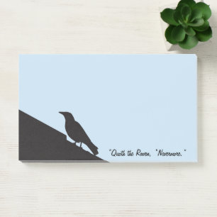 Post-it® Les oiseaux noirs. Le Corbeau