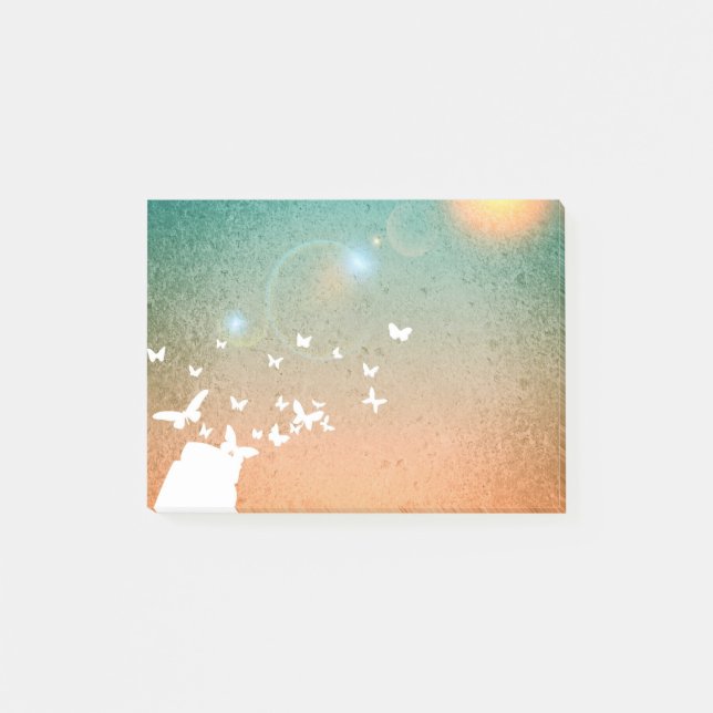 Post-it® Les papillons volent vers le soleil (Devant)