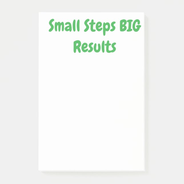 Post-it® Les petites choses peuvent devenir de grandes entr (Devant)