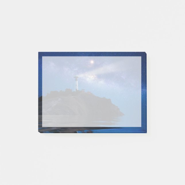 Post-it® Les phares | Phare de nuit étoilé (Devant)