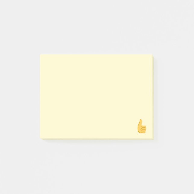 Post-it® Les pouces lèvent Emoji (Devant)
