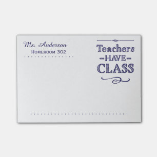 Post-it® Les professeurs ont le bleu et le blanc de classe