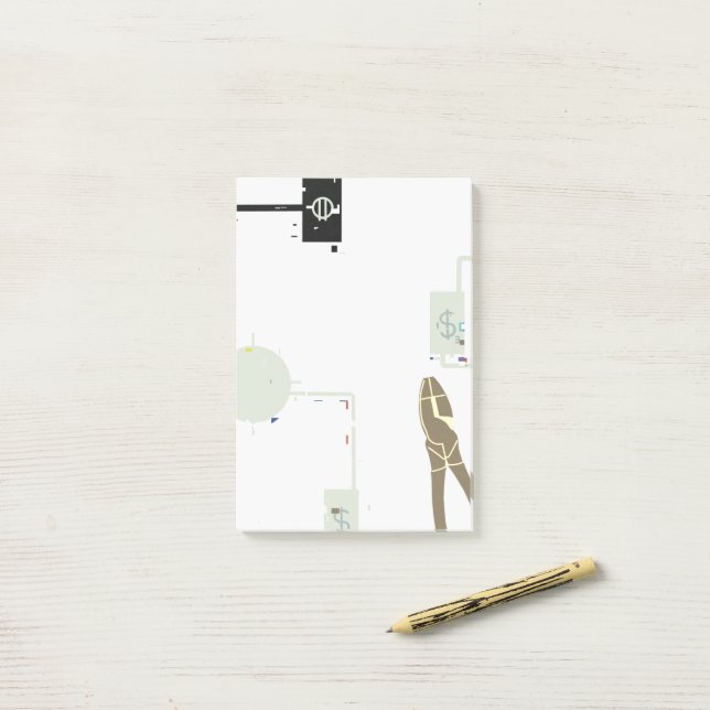 Post-it® Les prospectus et les circuits de Lineman (Sur un bureau)