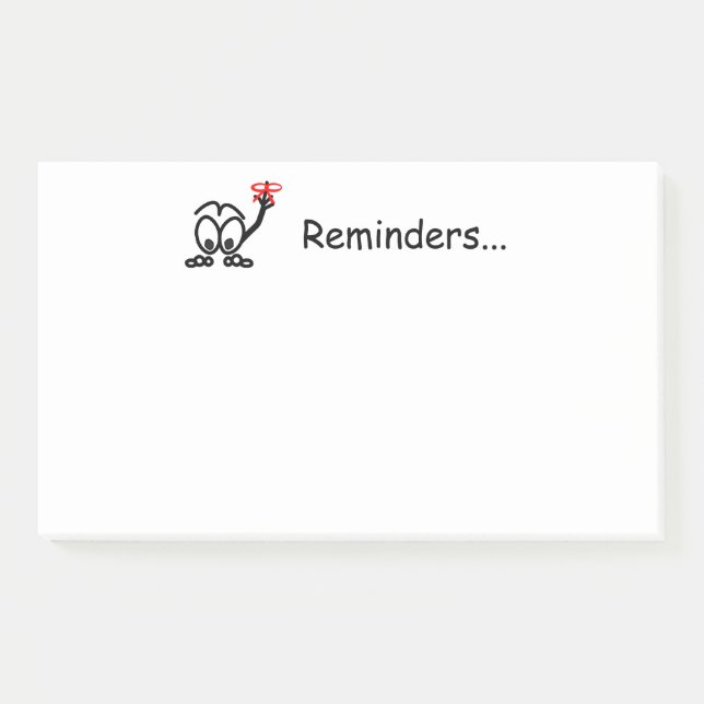 Post-it® Les rappels n'oublient pas (Devant)