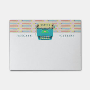 Post-it® Les rétros auteurs de machine à écrire écrit le