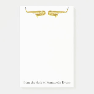 Post-it® Les saxophones en laiton personnalisent