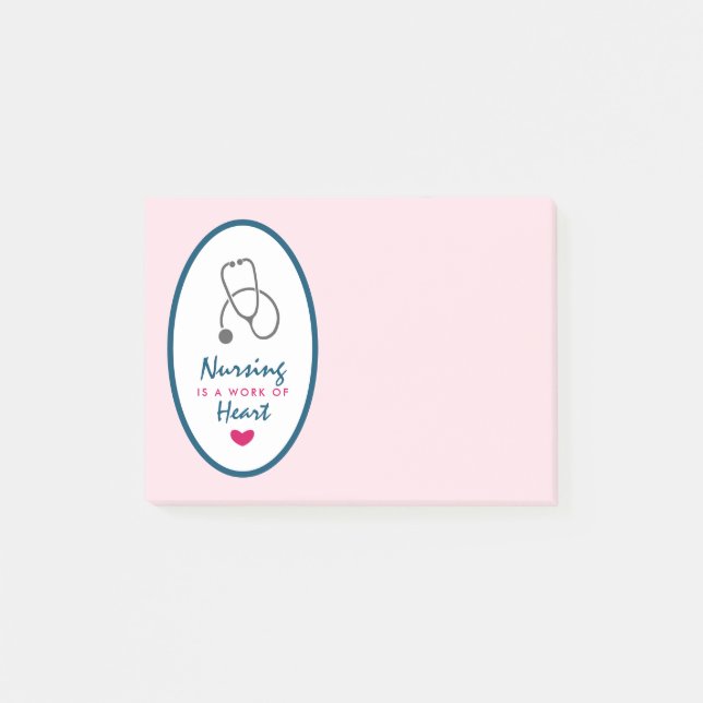 Post-it® Les soins infirmiers sont une oeuvre de Heart Sayi (Devant)