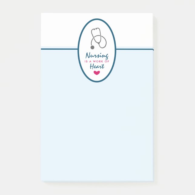 Post-it® Les soins infirmiers sont une oeuvre de Heart Sayi (Devant)