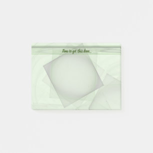 Post-it® Les tons de l'Arrière - plan géométrique vert P