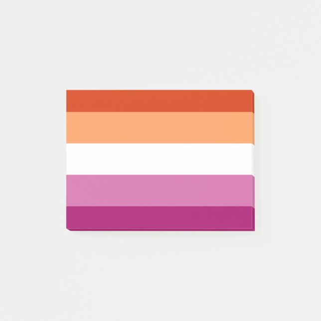 Post-it® Lesbian Pride Flag LGBTQ (Devant)