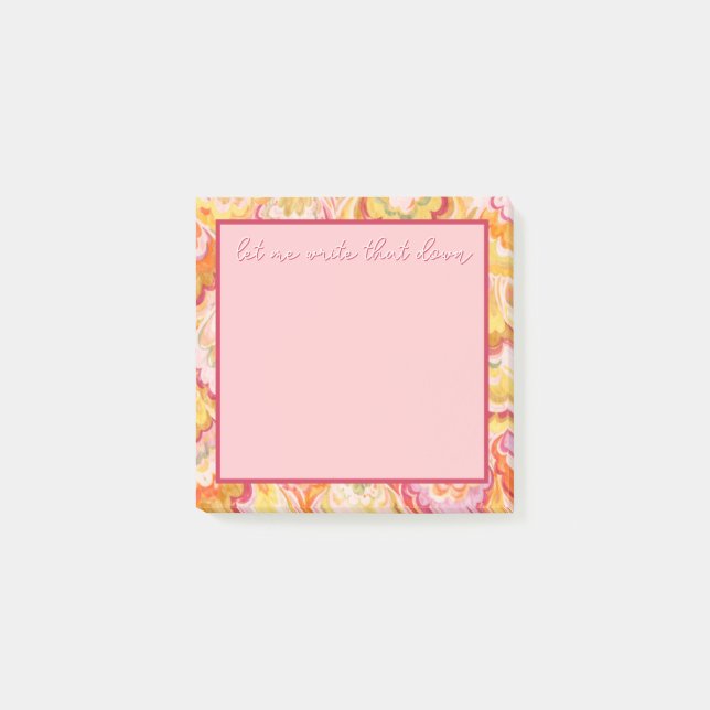 Post-it® Let Me Write That Down Post-It Notes (Devant)