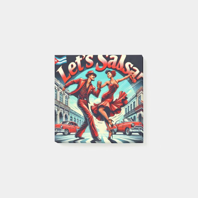 Post-it® Lets Salsa ,Latin Dancing (Devant)