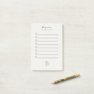 Post-it® Letterpress twig to do list