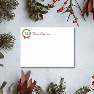 Post-it® Lettre couronne et monogramme de Noël
