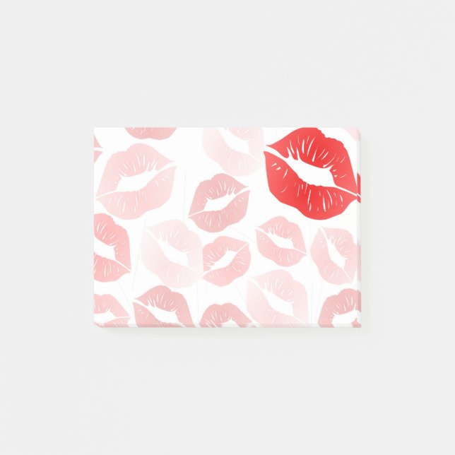 Post-it® Lèvres au rouge à lèvres (Devant)