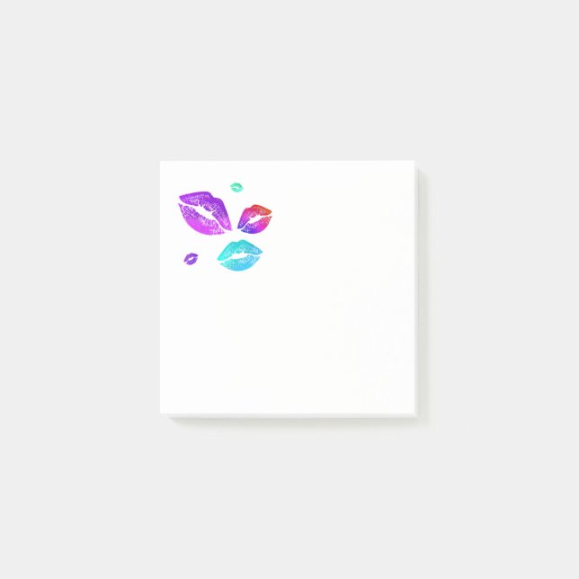 Post-it® Lèvres colorées (Devant)