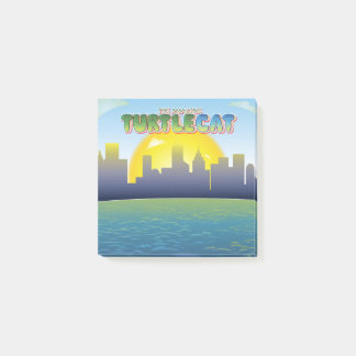 Post-it® L'Extraordinaire Arrière - plan et logo de Turtlec