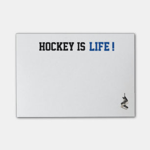 Post-it® L'hockey personnalisable est courrier de la vie où