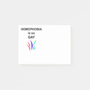 Post-it® L'homophobie est si gay