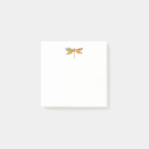 Post-it® libellule de fleurs jaunes
