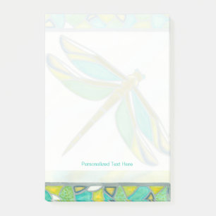 Post-it® Libellule en pastel lumineuse par fuite de Vanna